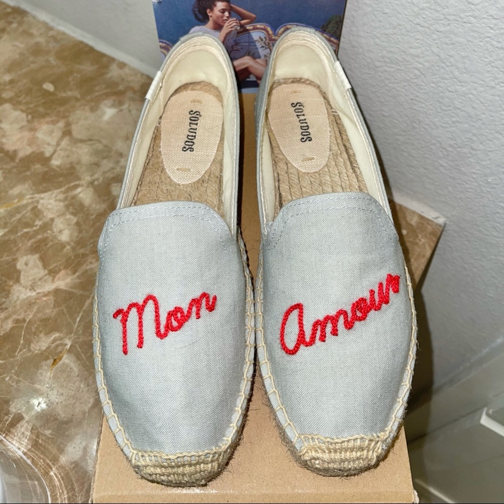Soludos Mon Amour Smoking Slipper (Chambray)